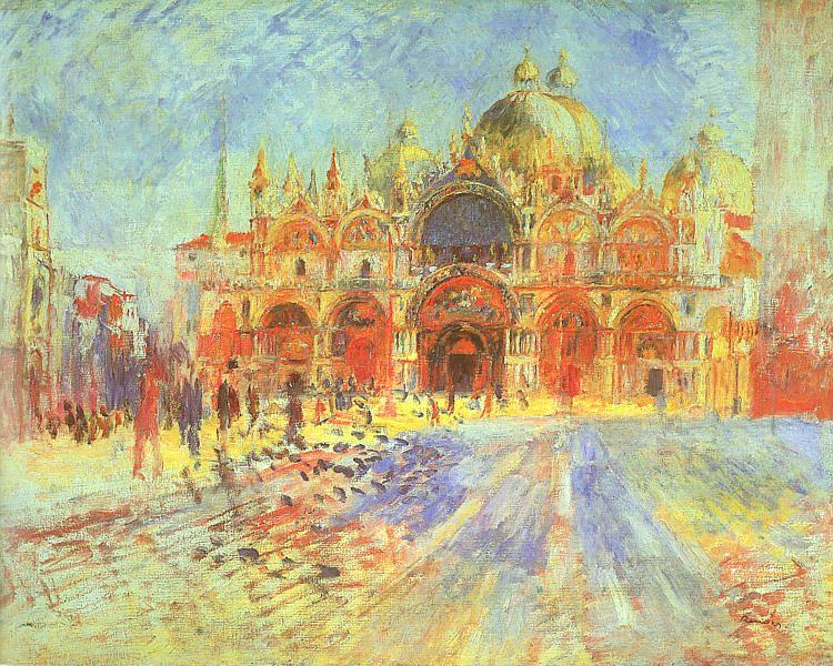 Pierre Renoir Venezia-Piazza San Marco Germany oil painting art